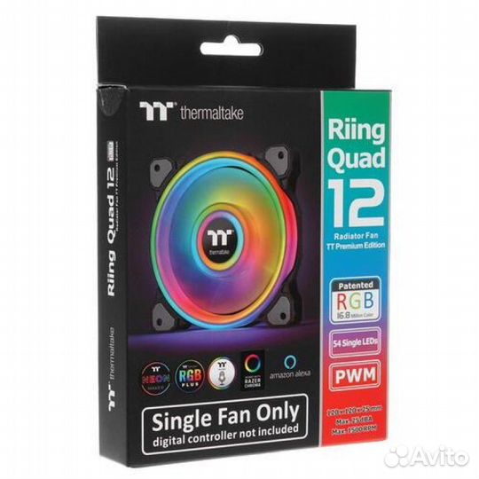 Thermaltake Riing Quad 12 RGB PRadiator Fan