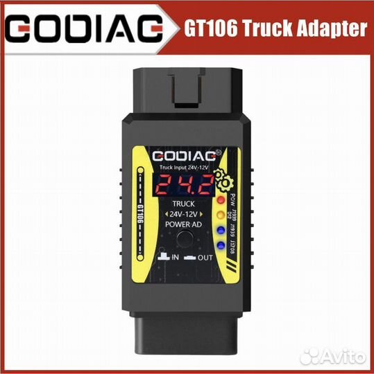 Преобразователь напряжения 24v-12v Godiag GT106