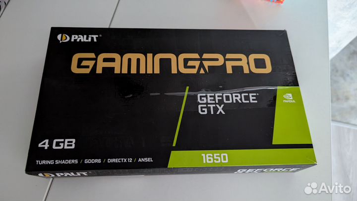 Видеокарта Palit Gaming Pro gtx 1660 4gb