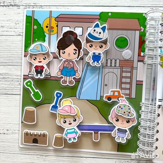 Игры на липучках Тока Бока Детский сад