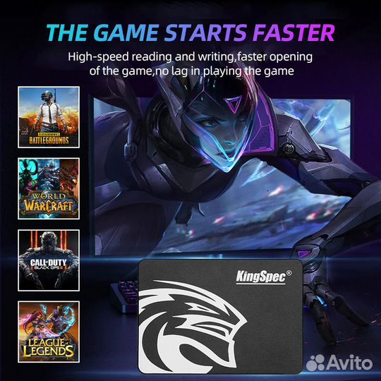 SSD диски KingSpec 512 gb. Новые. Гарантия