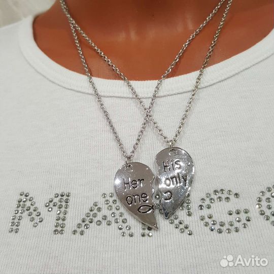 Парные цепочки с кулонами