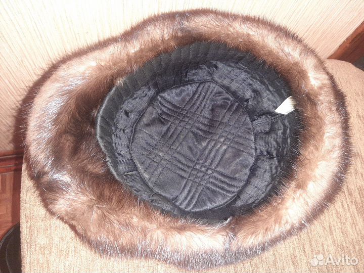 Меховая мужская кепка