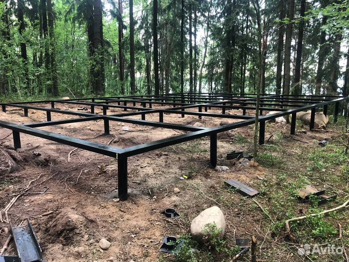 Винтовые сваи под ключ установка