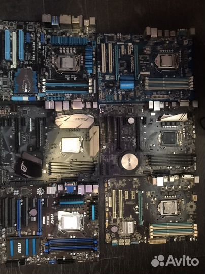 Платы LGA 775 1155 1156 1150 1151 AM2+AM3