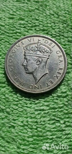 2 шиллинга 1947 год Кипр - колония Великобритании