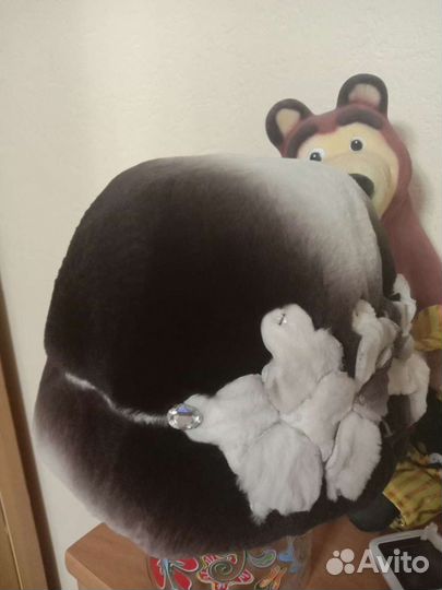 Шапка стриженный бобер натуралка