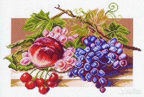 Канва с рисунком для вышивания нитками