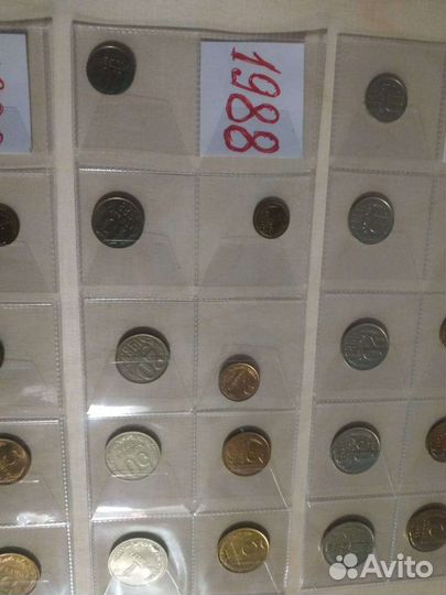 Годовые наборы монет СССР