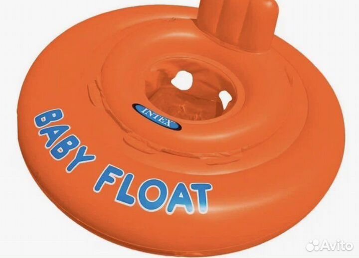 Надувные водные ходунки intex baby float