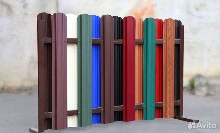 Штакетник металлический