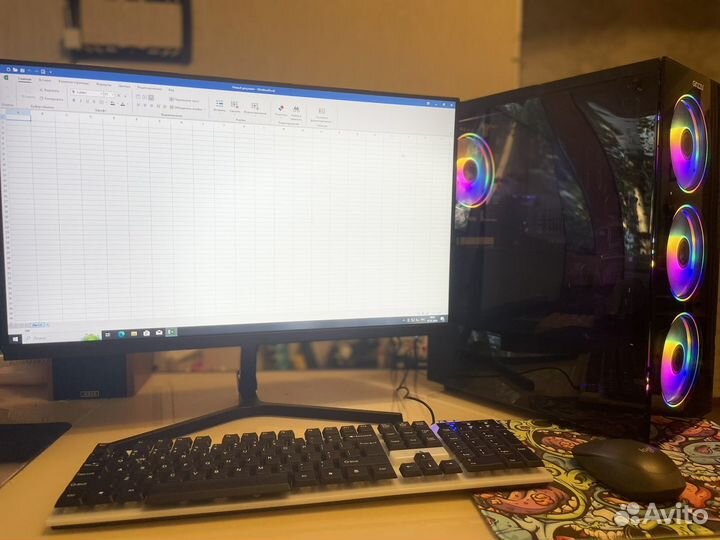 Мощный Пк 6 ядер 4.1ггц/R9 270X/Монитор,клава,мышь