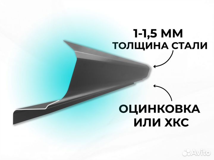 Ремонтные пороги и арки Chery инноцентр Сколково