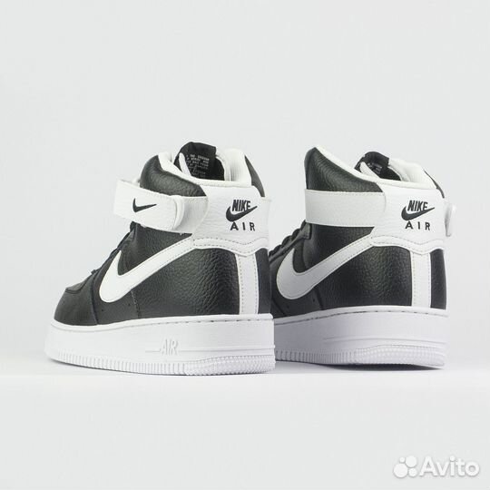 Кроссовки Nike Air Force 1 Mid Black / White