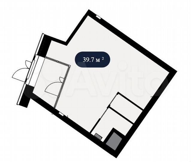 Продам торговое помещение, 39.7 м²