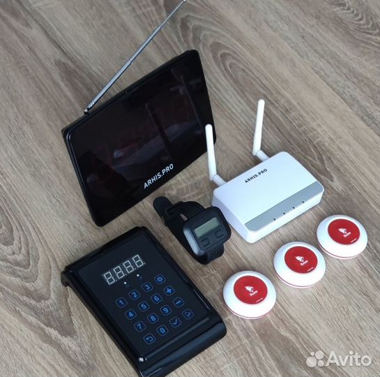 Кнопка вызова администратора, персонала с часами