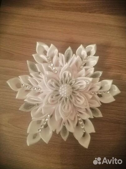 Бант снежинка