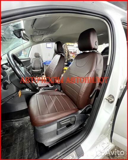 Чехлы Автопилот Skoda Octavia A7 из экокожи