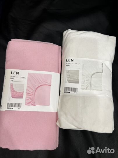 Простынь на резинке 80 на 130 икеа