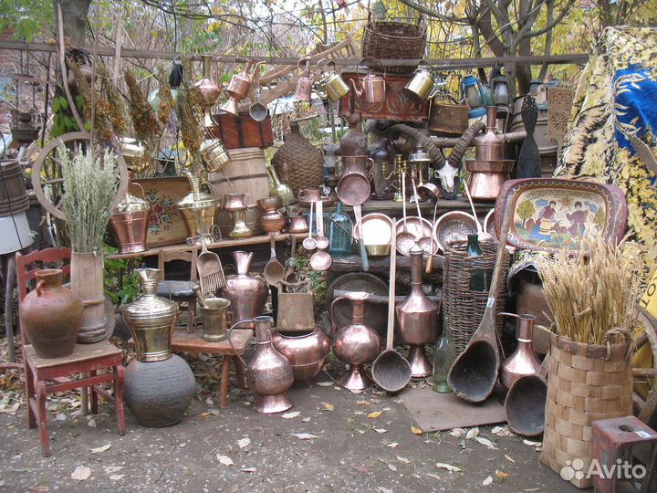 Братина медная ендова старинные медные предметы