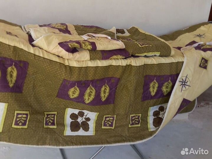 2 Одеяло 2х спальн синтепон 2х стор бу торг стёган