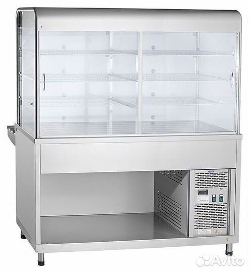 Прилавок-витрина Abat пвв(Н) -70км-С-01-нш
