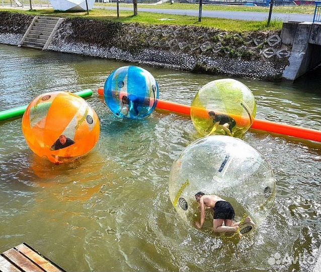«Аквазорб» - водный шар прозрачный надувной из тпу