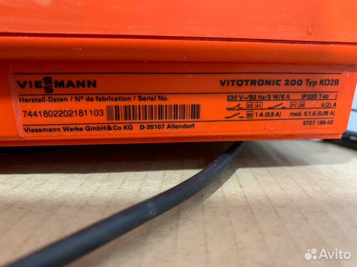 Wiessman vitotronic 200 Typ KO2B автоматика