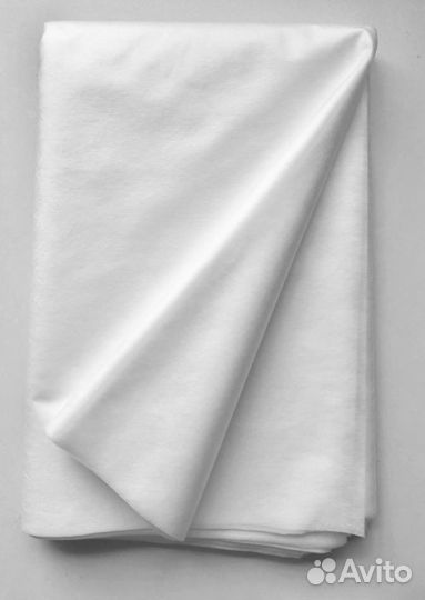 Простыни одноразовые смс 80х200см голубые 20 шт/уп