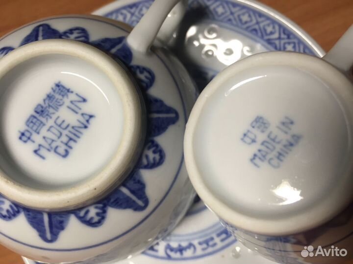 Подарочный набор для чая/кофе рисовый фарфор Китай