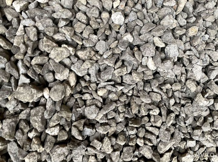 Щебень, Песок