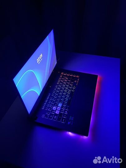 Ноутбук asus ROG Strix G15 G513RW-HQ177 серый