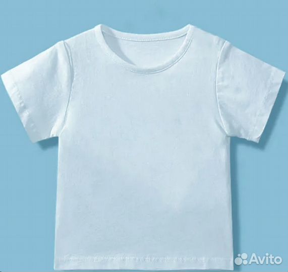 Белая футболка детская