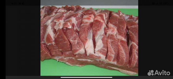 Домашнее мясо свинина