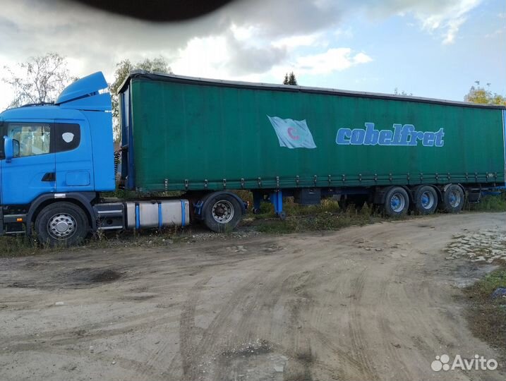 Scania R124 с прицепом, 1998