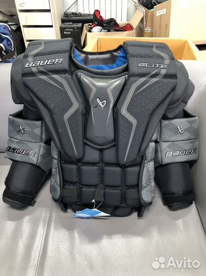 Нагрудник вратаря хоккейный bauer elite int(M)