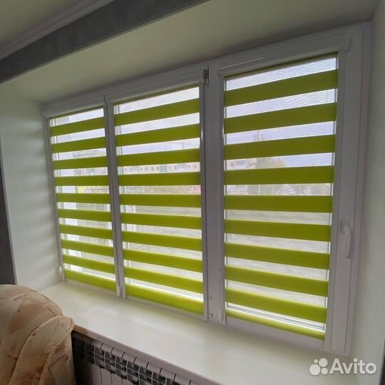 Рулонные шторы день ночь Ушаково