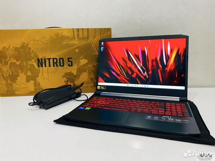 Игровой Ноутбук Acer Nitro 5 Rtx 3050 16Gb Ddr4