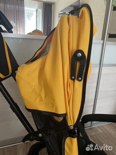 Детский новый трехколесный велосипед с ручкой