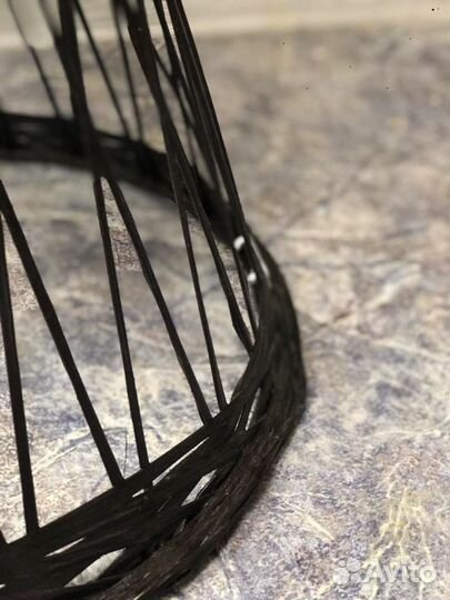 Цветочница для дома и сада плетеная