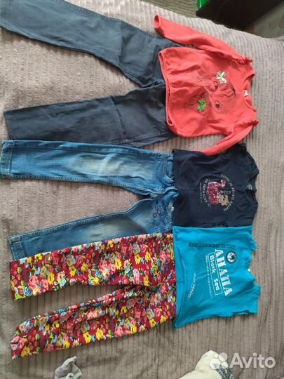 Пакет одежды для девочки 104 рост