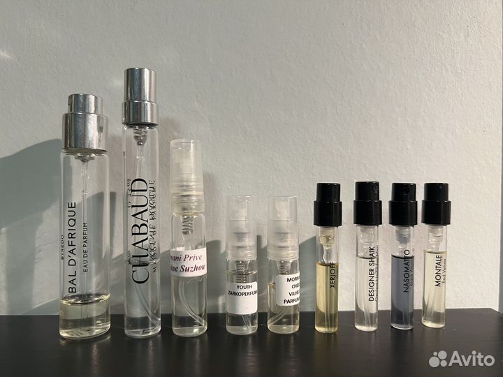 Отливанты пробники миниатюры