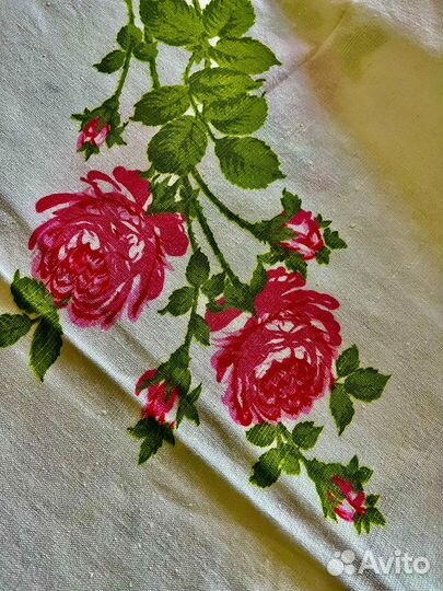 Скатерть лен СССР