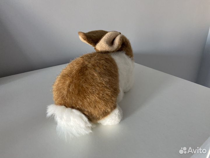 Мягкая игрушка кролик зайчик aurora белый