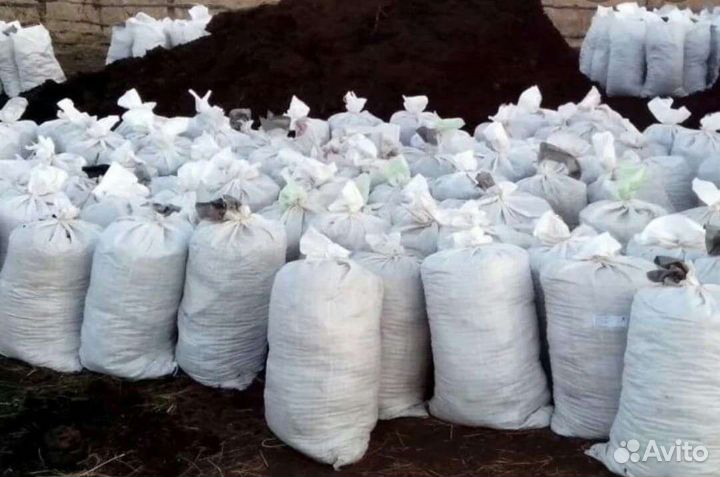 Перегной навоз черназём торф мешками