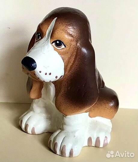 Копилка Бигль 15х15х11см керамика USA винтаж