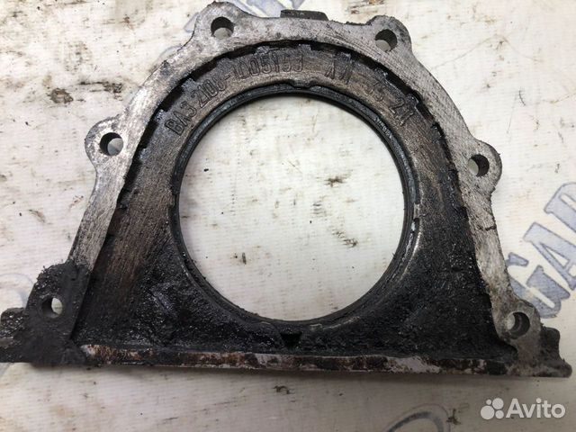 Крышка коленвала задняя ваз