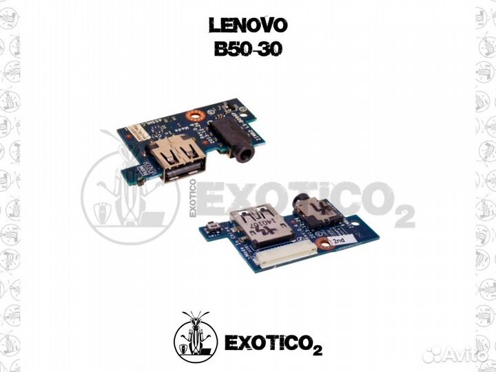 Lenovo B50-30 Плата USB + Аудио разъем + Шлейф