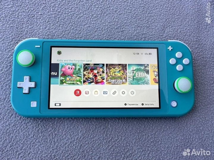 Nintendo Switch Lite(прошитая) + 128gb SD