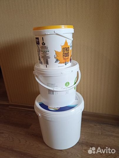 Ведро 5л, 10л с крышкой